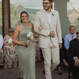 Jasmine Halter Midi Dress